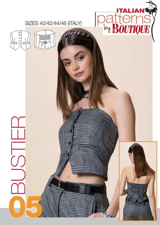 Bustier sewing pattern pdf patterns